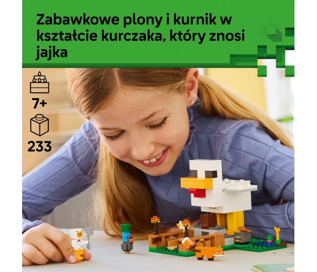 LEGO MINECRAFT 21585 Farma kurczaków - 1473417 - zdjęcie 11